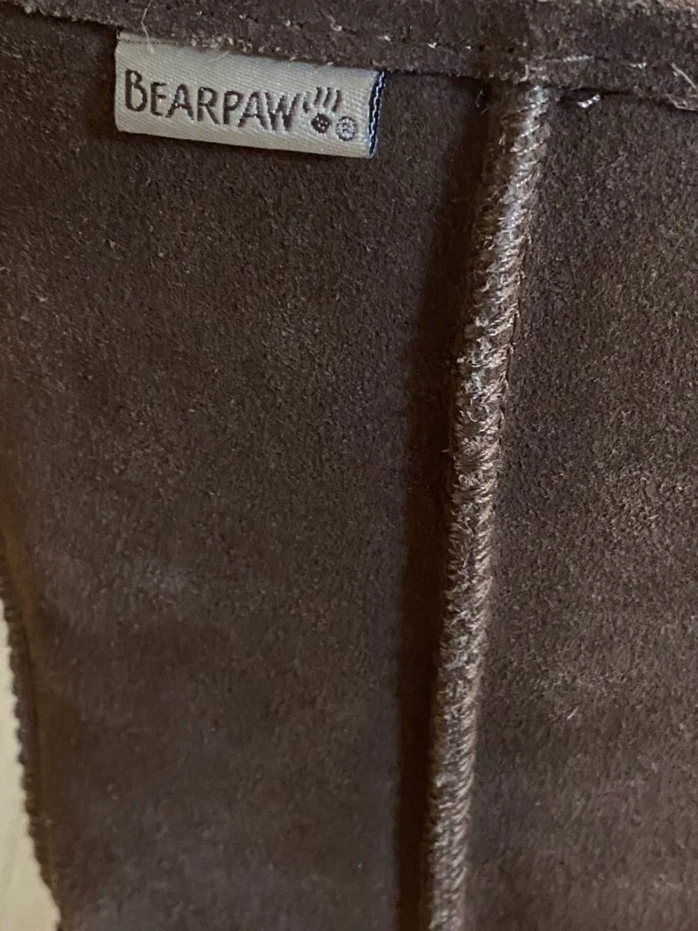 BEARPAW Evangeline Tall Youth Suede Boots Kids Size 1 Like New